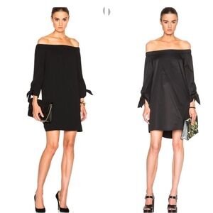 TIBI OFF THE SHOULDER DRESS